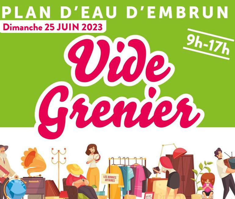 Vide grenier au plan d’eau d’embrun