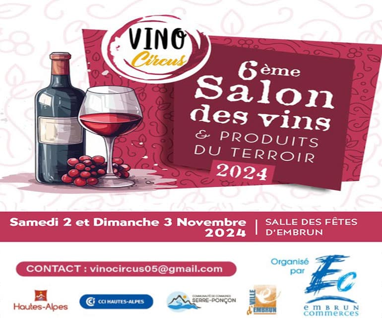 VINO CIRCUS 6ème salon des vins et produits du terroir