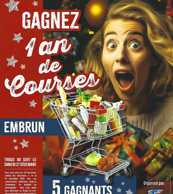 Gagnez un an de courses